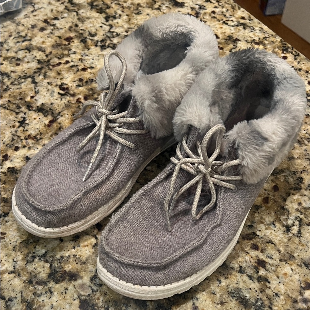 Hey Dude Britt fur lined Shoes